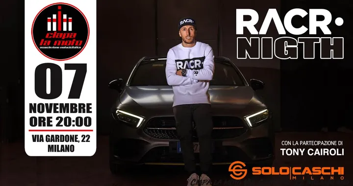 Fuorisalone: RACR NIGHT con Tony Cairoli