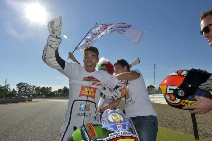 Superstock 600 Jerez: Faccani vittoria e titolo 2014 [FOTO]
