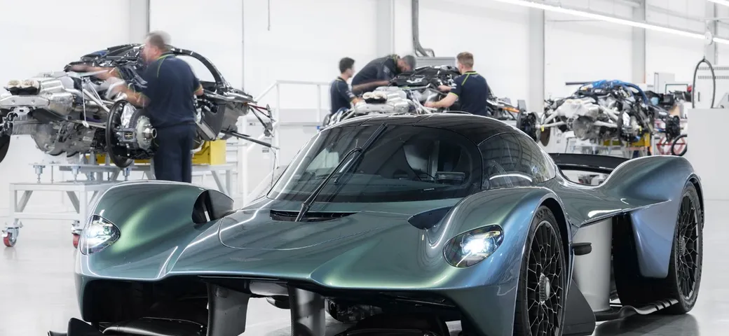 Aston Martin Valkyrie: prodotta la prima unità