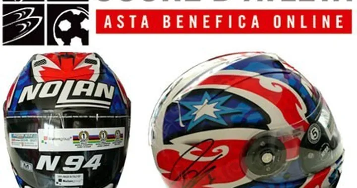 Cuore d'Atleta: all'asta il casco di Casey Stoner
