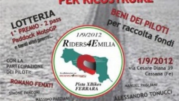 Riders 4 Emilia: Dovizioso, Fabrizio, Fenati e gli altri si sfidano domani a Ferrara per beneficenza