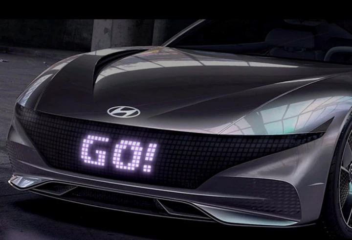 Hyundai: con il sistema flip-dot le auto comunicano