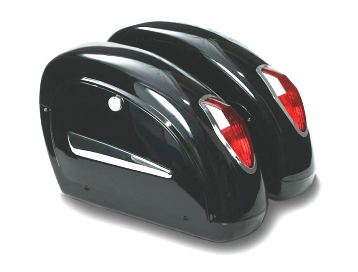 Vramack Seven: borse laterali rigide per moto custom