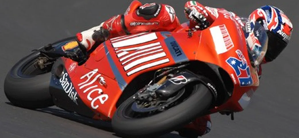 Casey Stoner, RE di Laguna Seca