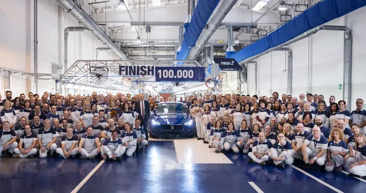 Maserati Ghibli: prodotti 100.000 esemplari