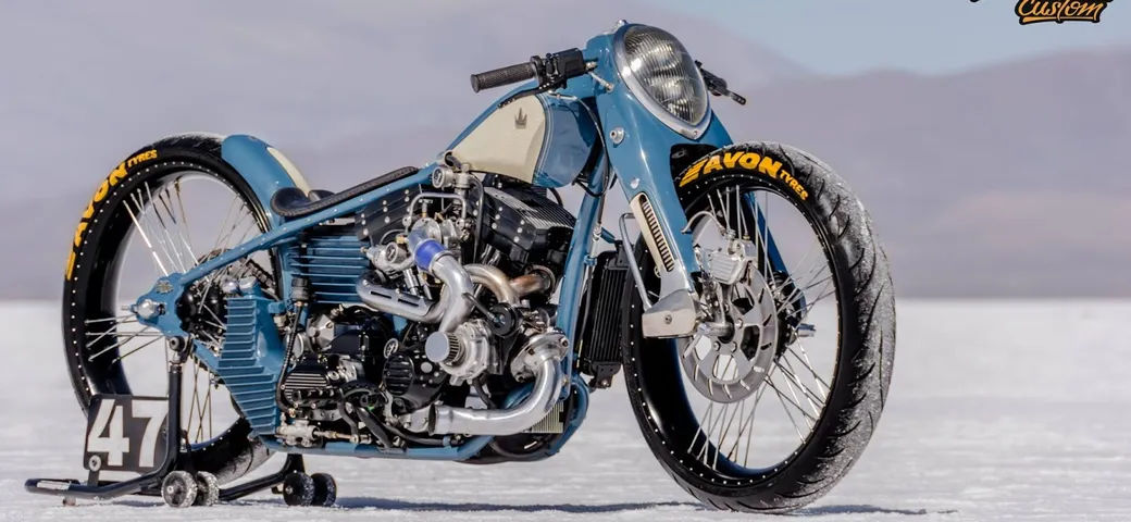 Cheetah #47 1450: l'Harley turbo di Lucky's Custom