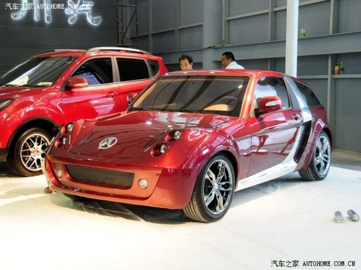 Yema Auto M72 Hybrid Sports Coupe: la Smart Coupè cinese