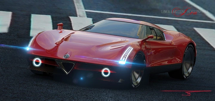 Alfa Romeo: LEA, rendering per un'auto da sogno
