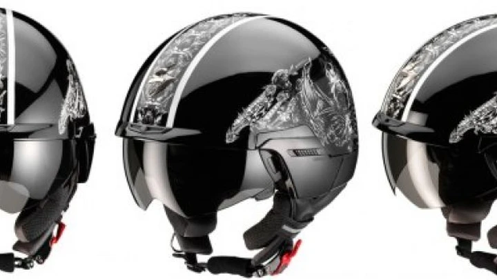 Scorpion-Exo: casco jet Exo 100 Skull