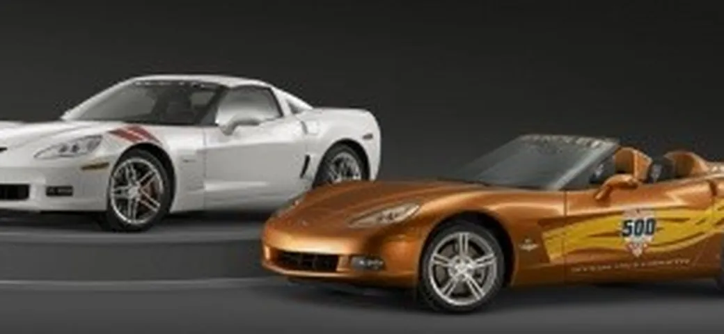 Corvette Z06 Ron Fellows Championship e Indy Pace Car Replica