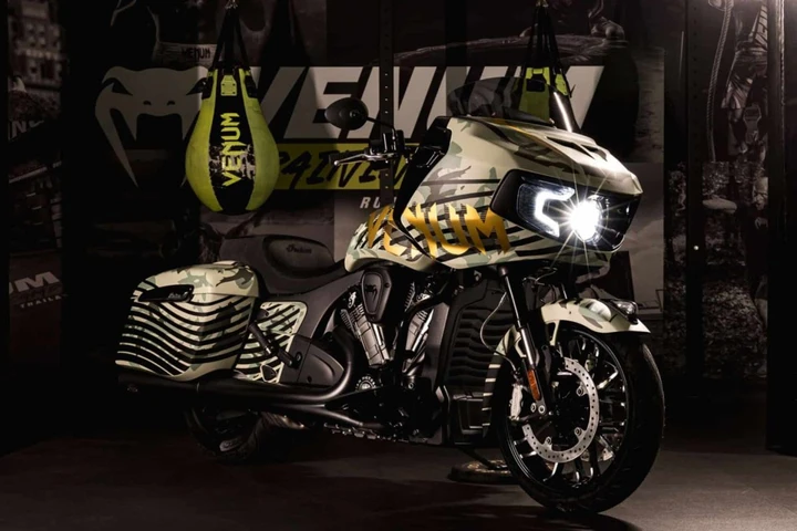 Indian-Venum: design marziale e scarico elettronico