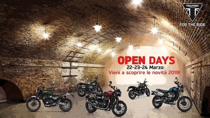 Triumph: alla scoperta della gamma Modern Classic con gli Open Days