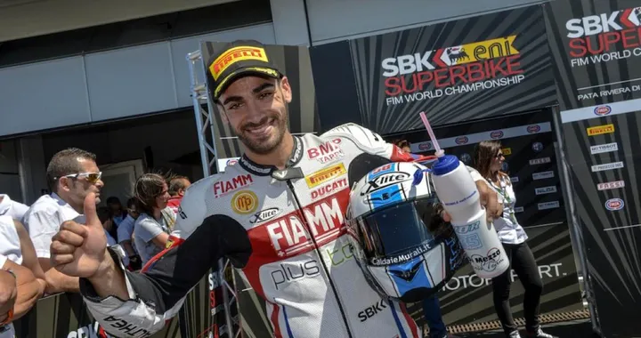 Podio per De Rosa Superstock 1000, sfortunato Baiocco in SBK