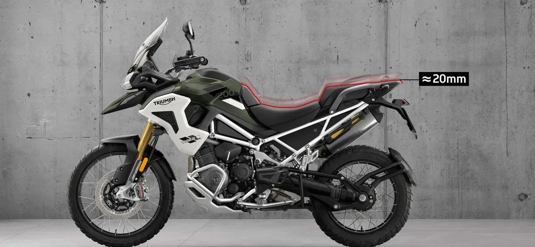 Triumph Tiger 1200: arriva la nuova funzione Active Preload Reduction