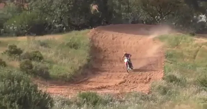 Jeffrey Herlings su una KTM 150 modello 2014