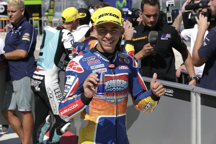 Moto3 Aragon, Bastianini in pole: 