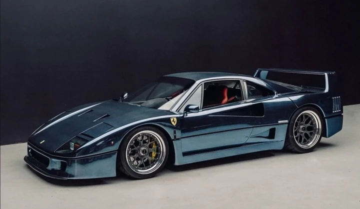 Ferrari F40, questo esemplare è unico al mondo: vernice speciale