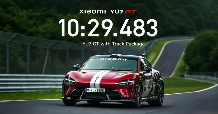 Xiaomi YU7 GT fa la storia: record al Nürburgring in guida autonoma