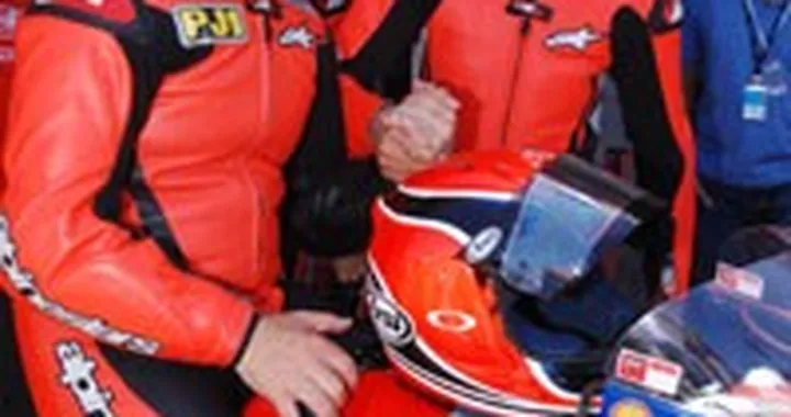 Lapo Elkann sulla Ducati Biposto