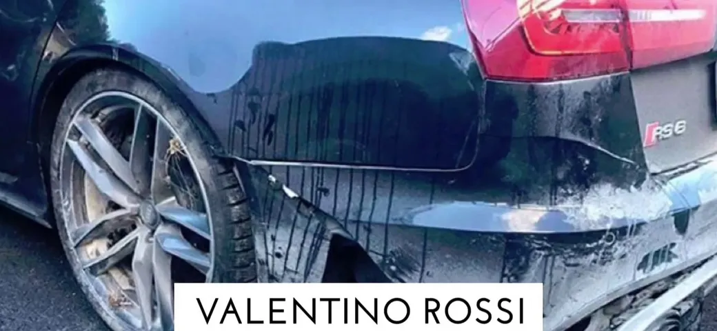 Valentino Rossi: che danni alla sua Audi RS6!
