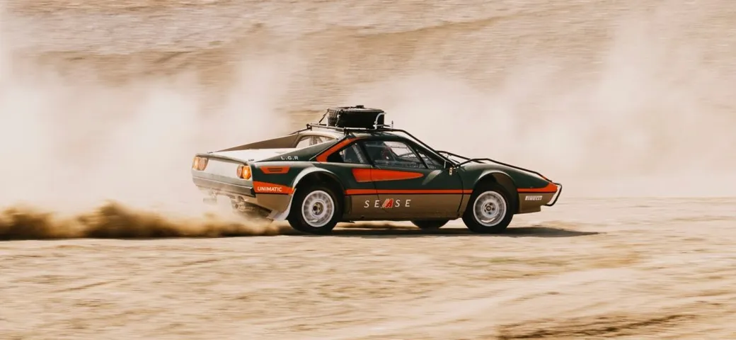 Ferrari 308 nel Safari Classic: Eugenio Amos sfida la leggenda nei rally africani