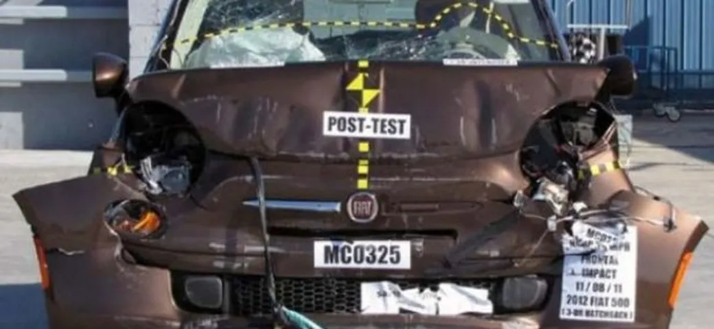 Fiat 500: solo tre stelle nel crash test NHTSA
