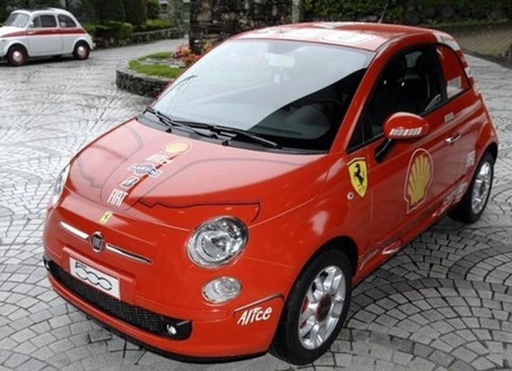 Una Fiat 500 anche per i piloti Ferrari