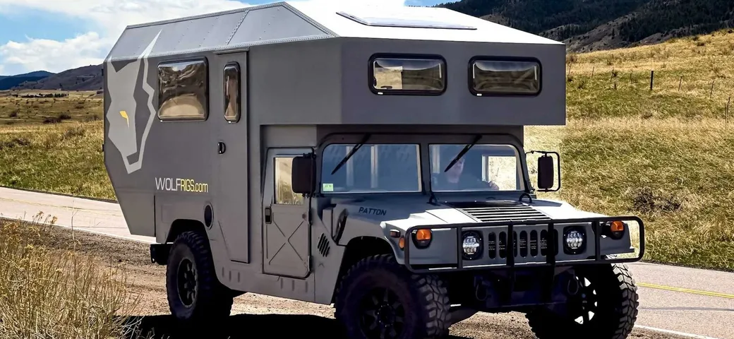 Wolf Rigs Patton, l’inarrestabile camper su base Hummer H1