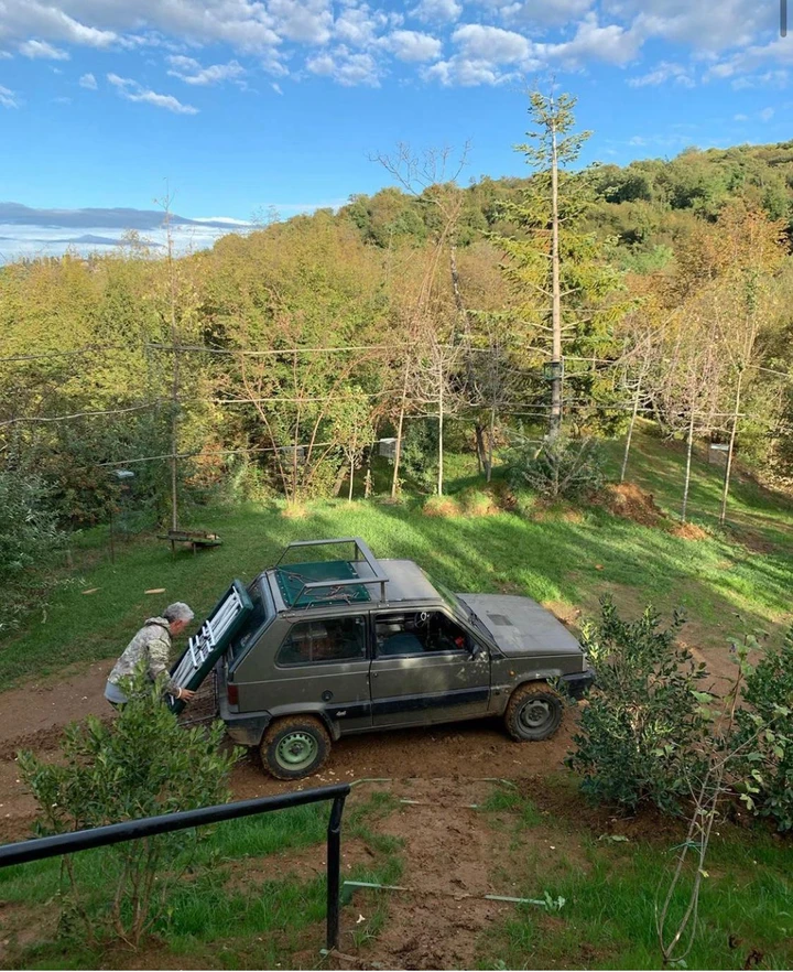 Fiat Panda 4x4 e Roberto Baggio: i social impazziscono