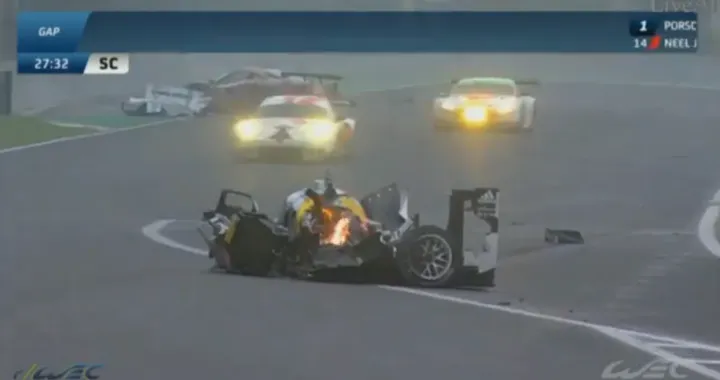 L'incidente di Mark Webber alla 6 Ore di San Paolo
