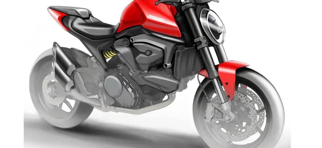 Ducati Monster 821, la prima senza telaio a traliccio: ecco il teaser (non ufficiale)