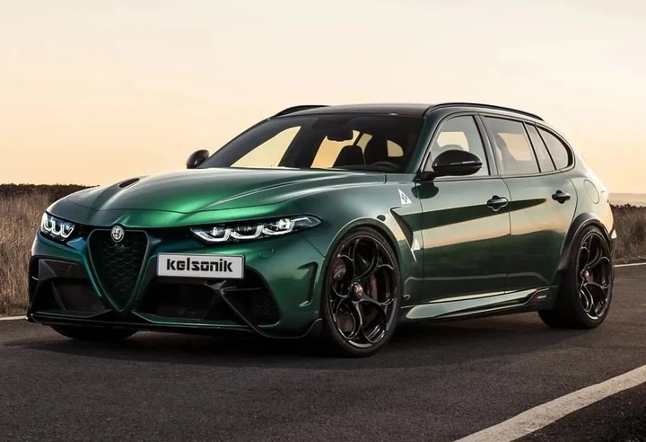 Alfa Romeo Giulia GTA Wagon render