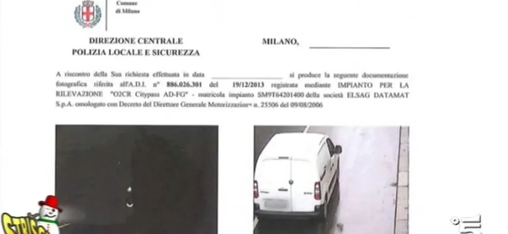 Furgone rubato: al proprietario 115 multe senza essere al volante