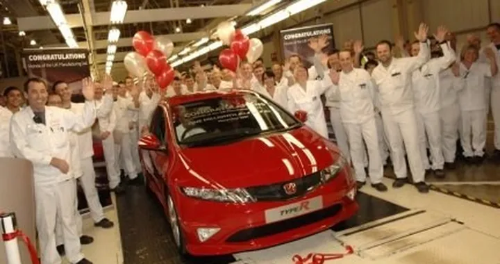 Un milione di Honda Civic prodotte in UK