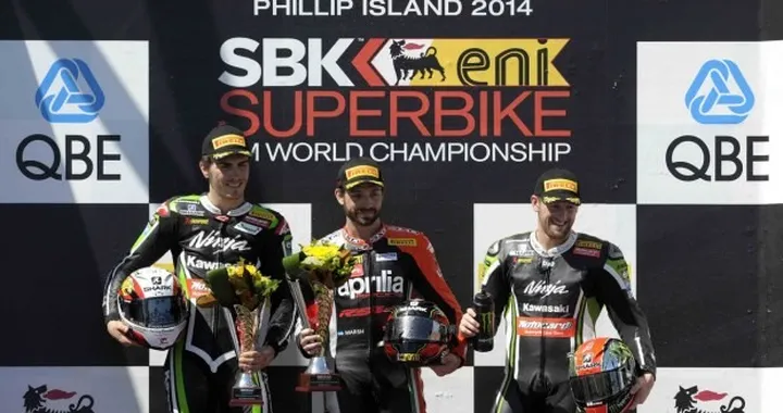 SBK, Phillip Island: bandiera rossa in Gara-2, vince Guintoli, 4° Giugliano [FOTO]