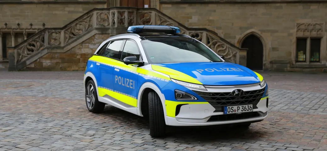 Hyundai: l'auto della polizia in Europa