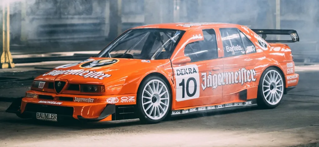 Alfa Romeo 155 V6 TI “Jägermeister”: andrà all'asta a Parigi