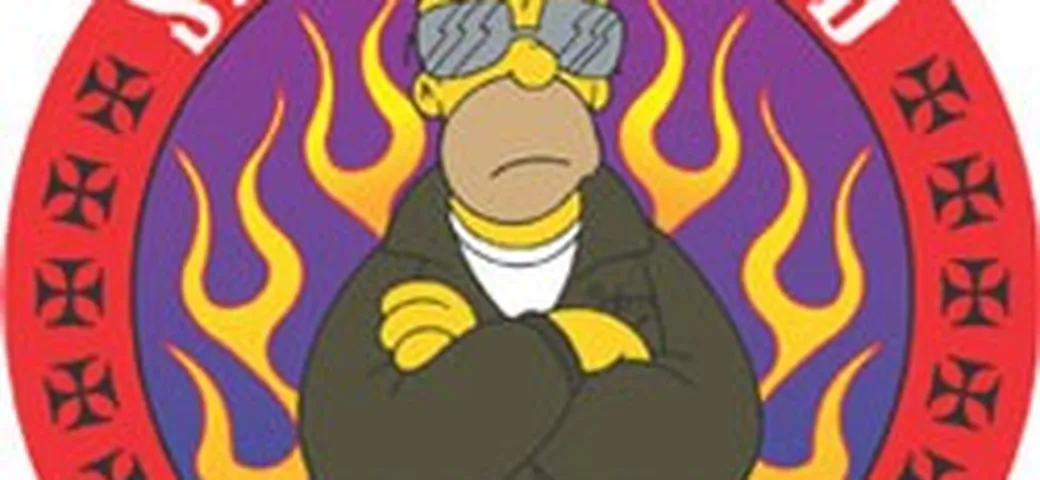 Homer Simpsons Biker
