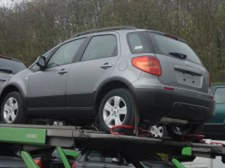 Fiat Sedici sorpresa su una bisarca