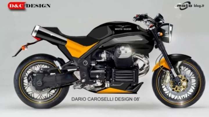 Moto Guzzi restyling by Dario Caroselli