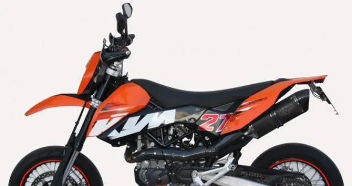 Scarico Exan X-Black per KTM SMC 690