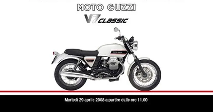 Presentazione Moto Guzzi V7 Classic - Stay Tuned!