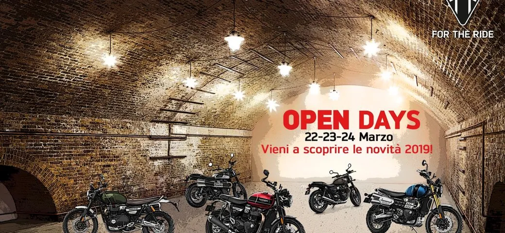 Triumph: alla scoperta della gamma Modern Classic con gli Open Days