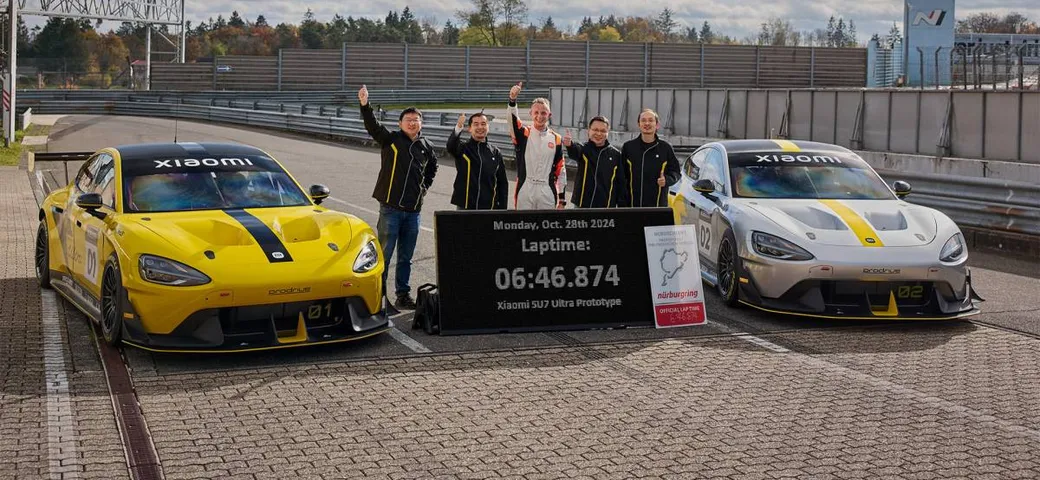 Xiaomi SU7 dopo il record conquista anche la partnership con il Nürburgring