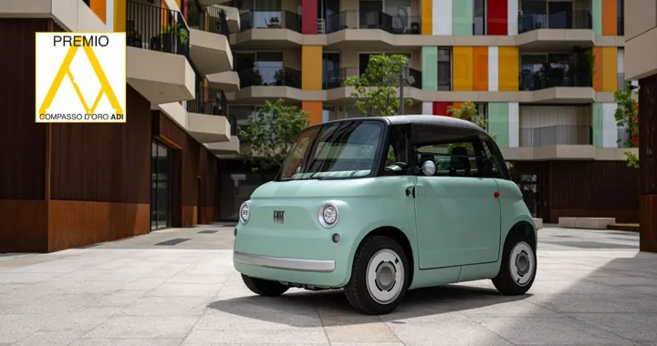 Compasso d’Oro ADI alla Fiat Topolino: premiata la microcar elettrica