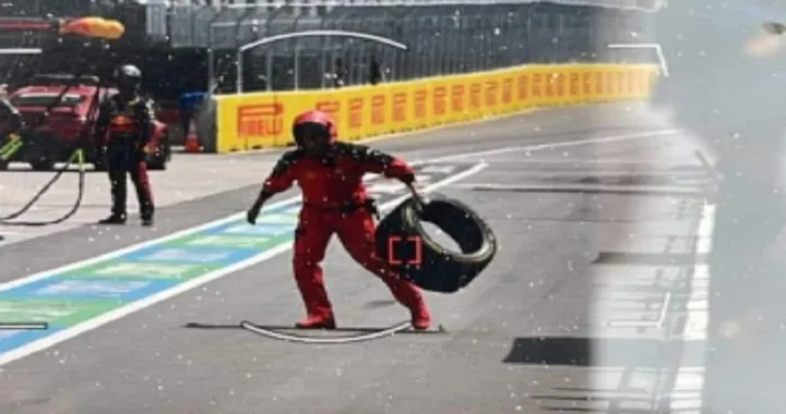 Un meccanico della Ferrari evita la tragedia nel GP Canada: ferma una gomma che rotola nella pit lane