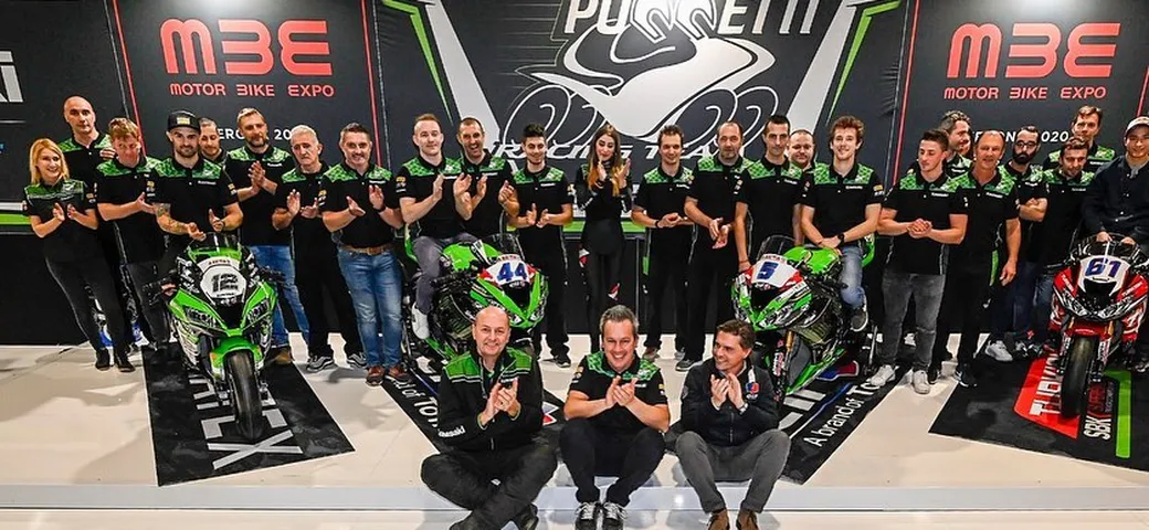Il team Kawasaki Puccetti si svela al Motor Bike Expo di Verona