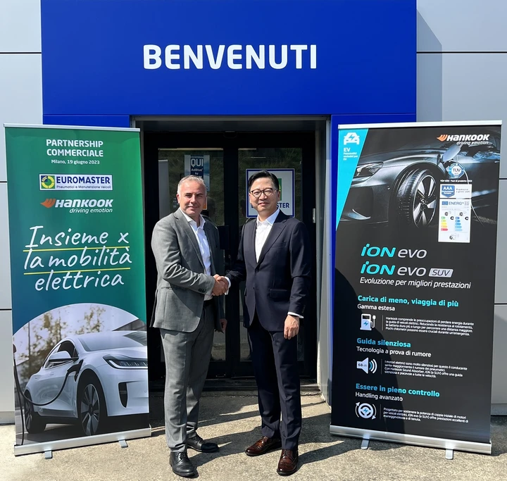 Hankook ed Euromaster: si rafforza la partnership per la mobilità elettrica