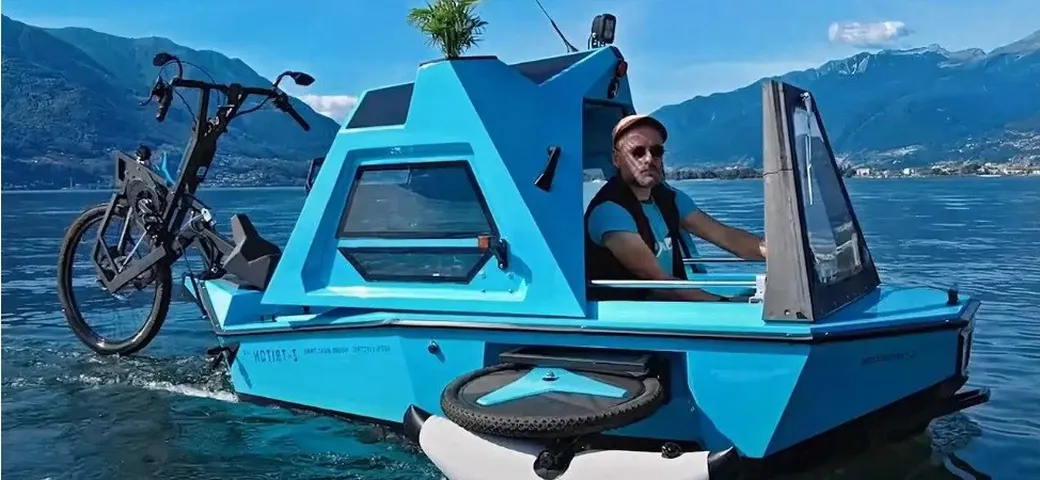 BeTriton: il microcamper elettrico con pedalata assistita