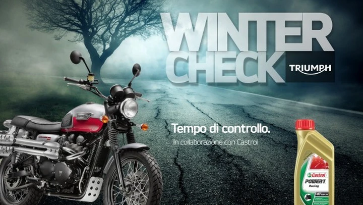 Triumph Winter Check: prepara la tua moto per i mesi più freddi